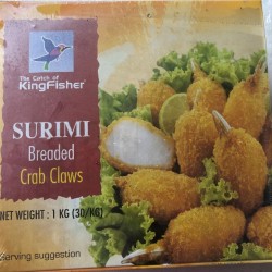 Kingfisher Surimi Breaded Crab Claws 1KG