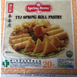 TYJ Spring Roll Pastry 8.5“ 20pcs