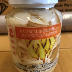 Cock Brand Galangal slice in Brine  454g