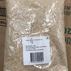 Hulled White Sesame Seeds 1kg