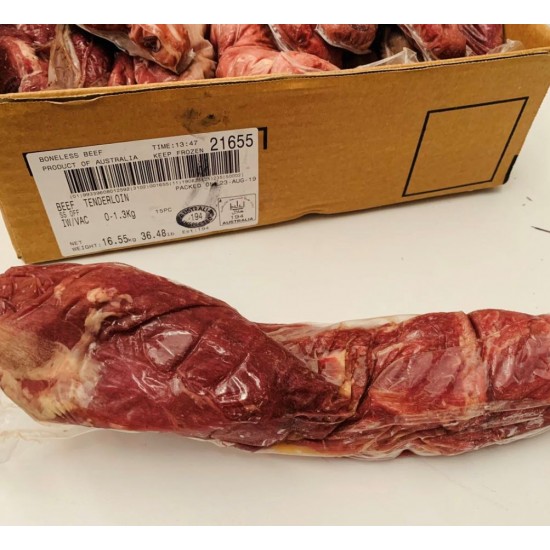 Boneless Beef Tenderloin 1-2kg Pack Price by Weight