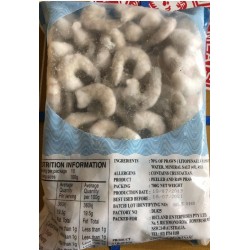 Diamond King Peeled Raw Vannamei Shrimp Size 41/50 700g