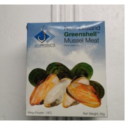 NZ Greenshell Mussel Meat  1kg 