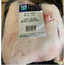 Pepe's Raw Ducks Breast 1-1.5kg Pack