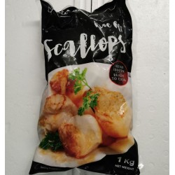 Scallops Fresh Frozen Ready To Cook  1kg