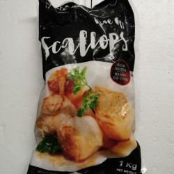 Scallops Fresh Frozen Ready To Cook  1kg