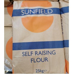 Sunfield Self Raising Flour 25kg